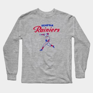 Iconic Seattle Rainiers Baseball Long Sleeve T-Shirt